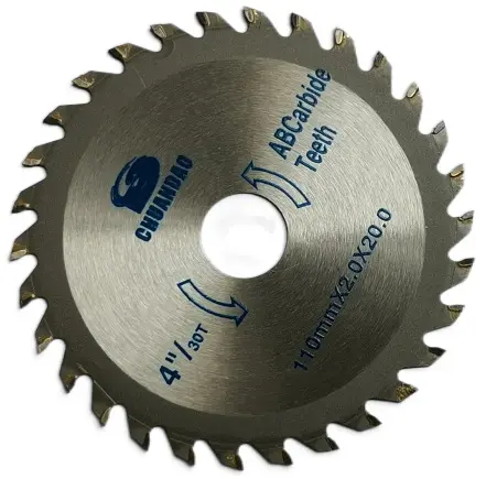 Alat Granit Perlengkapan Carbide Circular Saw Blade Tujuan Umum Kelas Kayu Melihat Pisau 4 Inci Circular Saw Blade untuk Kayu