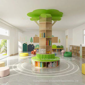 Arbre de garderie étagères bibliothèque meubles remise garderie arbres décoration mur debout arbre en bois - Product Image 1