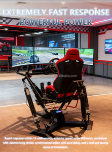 3画面6DOFカーレースシミュレーターF1レーシングモーションプラットフォーム、グラスファイバー製、空港や学校での屋外使用向け - Product Image 6