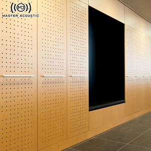 <span class=keywords><strong>Panneau</strong></span> Acoustique <span class=keywords><strong>Perforé</strong></span> au Design Moderne Master Acoustic, Matériau Décoratif Ignifuge et Insonorisant en <span class=keywords><strong>Bois</strong></span> - Product Image 5