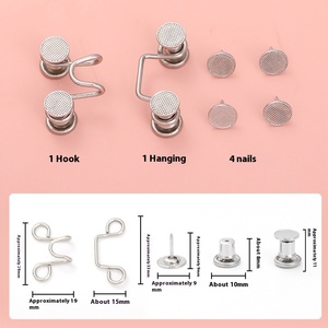 2025 Phong Cách Mới Quần Eo Thắt Chặt Có Thể Điều Chỉnh <span class=keywords><strong>Jeans</strong></span> Nút Pin Thiết Kế Khác Nhau Jean Nút Cho Quần Jean - Product Image 2