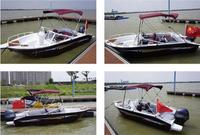 Perahu 17 kaki untuk peralatan perjalanan air keluarga motor elektrik dan minyak pilih 30-90 HP untuk multi tampilan penjualan terbaik