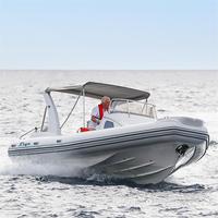 Bateau semi-rigide en fibre de verre Liya Factory Direct de 8,3 m (27 pieds) avec certificat CE ISO, moteur hors-bord de 250-400 CV, à vendre