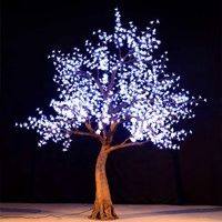 Großhandel IP65 Wasserdichter Outdoor-Weihnachts-Hochzeits-Feiertags-Dekorations-Kunstbaum mit LED-Kirschblüten-Beleuchtung