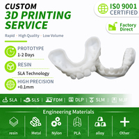 Layanan Pencetakan 3D DMLS SLM SLA Presisi Khusus untuk Suku Cadang Logam Industri - Prototipe Cepat OEM/ODM Bersertifikasi ISO 9001