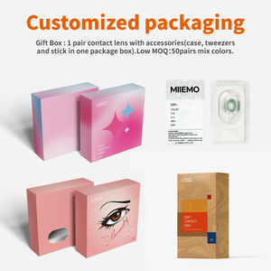 <span class=keywords><strong>Lentilles</strong></span> de contact souples MIIEMO Fashion Eye Contact Lenses Wholesale Hydrogel <span class=keywords><strong>HAZEL</strong></span> avec boîte d'emballage personnalisée pour <span class=keywords><strong>lentilles</strong></span> de contact - Product Image 6