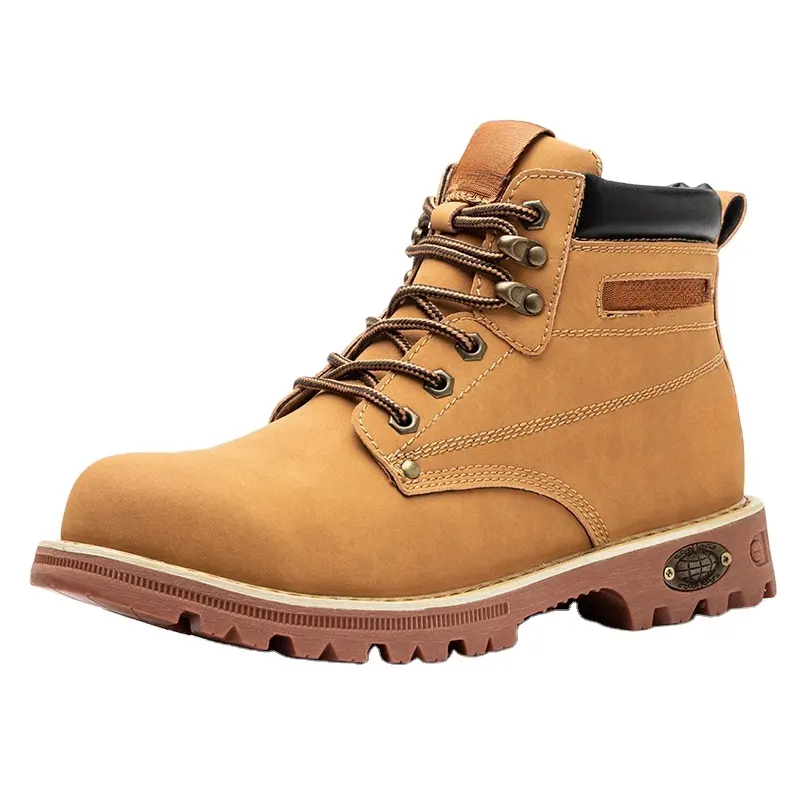 पुरुषों के सुरक्षा जूते एंटी-स्मैशिंग और एंटी-पियर्सिंग स्टील टो वर्क जूते वसंत/शरद ऋतु नए बिक्री श्रमिकों के सुरक्षात्मक जूते