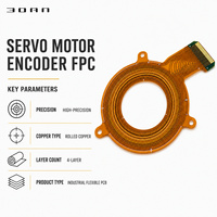 Encodeur de moteur servo FPC |   Haute précision |   Cuivre laminé | Carte de circuit imprimé (PCB) industrielle flexible à 4 couches