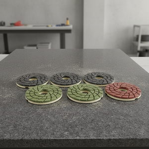 Mola diamantata a spirale PMS 100*5mm per bordi in pietra, lucidatura e levigatura di granito, grana 50-3000 - Product Image 6