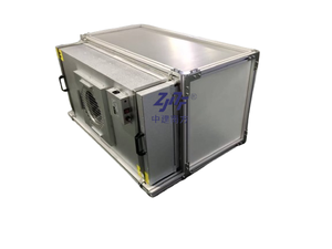 Aluminio portátil libre de polvo 99.99% HEPA H14 H13 flujo de aire laminar gabinete campaña flowhood banco de limpieza con unidad de filtro de ventilador FFU - Product Image 5