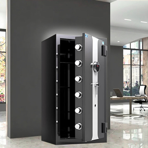 Factory Noble Style White&Black Safe <b>Box</b> Watch Winder Jewelry/Document/Money Safe Cabinet Fingerprint&Electronic <b>Lock</b> - Product Image 2