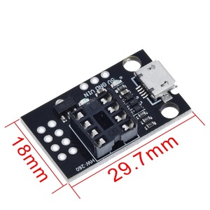 บอร์ดโปรแกรมแบบเสียบได้สำหรับ ATtiny85-ยังใช้งานได้สำหรับการพัฒนา ATtiny13A ATtiny25และ ATtiny45 - Product Image 2