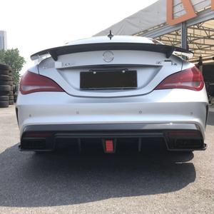 Offre Spéciale 2013-2018 Pare-chocs arrière CLA45 pour <span class=keywords><strong>Mercedes</strong></span> Benz CLA220 CLA250 CLA260 CLA45 Diffuseur en fibre de carbone - Product Image 5