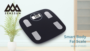 Intelligente Körperanalysewaage 18 Messwerte 180kg Bluetooth BMI Körperfett-Analysator Digitale Badezimmerwaage OEM ODM - Product Image 6