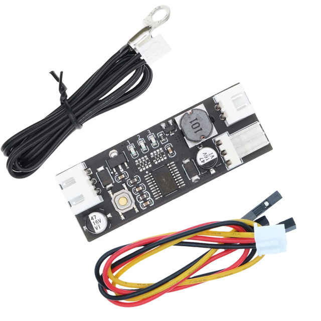 12V 0.8A DC PWM 2-3 Wire Thermostat Speed Controller and Temperature Control for Fans Motor Driver Boards and Modules