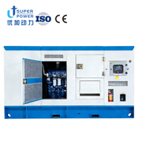 Groupe électrogène diesel silencieux 300 kVA 375 kVA 400 kVA 500 kVA certifié CE ISO avec ATS 50/60 Hz pour centre de données intelligent en parallèle