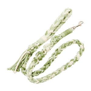 Bông Dây Dài Con Chó Dây Xích Với Xoay Có Thể Khóa Móc Xử Lý Leo Núi Dây Thừng Bện Con Chó Dây Xích Cho Nhỏ Vừa Lớn Chó - Product Image 1