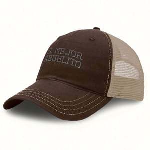 Casquette Richardson 111 professionnelle OEM personnalisée en toile de camionneur lavée avec broderie pour le cyclisme - Product Image 2