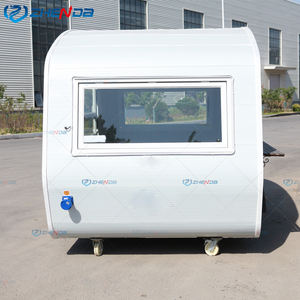 Gâteau de rue chariot à café marché endroit pittoresque chariot de nourriture parc crème glacée à manger chariot touristique camping-car - Product Image 4