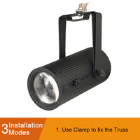 Par de luces LED para techo, lámpara colgante de pared con Zoom Manual, 60W, DMX512, RGBW, para interiores, escenario, Teatro en Casa