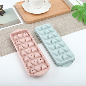 Vassoi per cubetti di ghiaccio a forma di cuore stampo per cioccolato facile rilascio vassoi per ghiaccio 21-cavità stampi in plastica cuore per cubetti di ghiaccio - Product Image 3