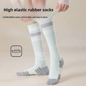 Chaussettes de compression tricotées professionnelles de haute qualité KTA-023 pour femmes, fitness, yoga, course à pied, marathon, <span class=keywords><strong>badminton</strong></span>, chaussettes de sport pour femmes - Product Image 2