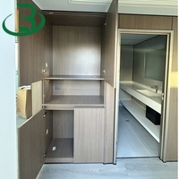 Capsule de camping de luxe moderne, maison préfabriquée en acier, capsule spatiale avec système intelligent, design tendance