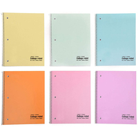 Benutzer definiertes Logo undatiert College Ruled Paper Office Spiral schreiben Notizbücher Notizbuch für Studenten