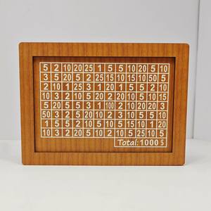 Hucha de Madera con Grabado, Caja Ecológica para Desafío de Ahorro de Dinero para Adultos y Niños, 10000 Piezas - Product Image 5