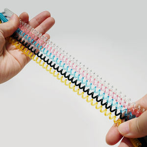 Cordon élastique unisexe en PU <span class=keywords><strong>pour</strong></span> le sport, cordon à œillets, <span class=keywords><strong>fil</strong></span> de téléphone réglable, <span class=keywords><strong>fil</strong></span> en spirale télescopique, lanière de <span class=keywords><strong>lunettes</strong></span> fixe <span class=keywords><strong>pour</strong></span> enfants - Product Image 4