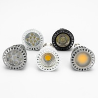 Foco LED mr16 de 12V de aluminio E27 GU10, bombillas LED de 7W, ángulo de haz de 45/60 grados, 15/24/38/
