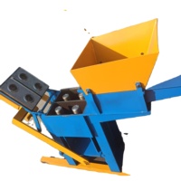 Chine shengya QMR2-40 petit manuel argile sol ciment emboîtement brique bloc faisant la machine homme puissance