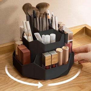 360 °   Organizador Giratorio para Brochas de Maquillaje con 9 Ranuras, Organizador de Maquillaje para Encimera, Organización de Maquillaje para Escritorio, Baño - Product Image 3
