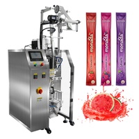Machine d'emballage verticale automatique CE à prix d'usine pour le remplissage de liquides en sachets, idéale pour les jus, les barres de fruits, les gelées et les bâtonnets.
