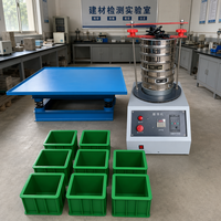Hochleistungs-Motorisierter Beton-Vibrationstisch für Labor und Industrie + Siebschüttler + 9 Würfelformen 220V/380V Professionell