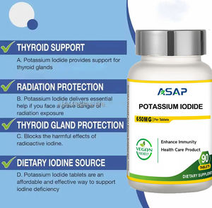 Yoduro de potasio 150 mcg Suplemento Apoya la salud respiratoria iosat tabletas de yoduro de potasio - Product Image 2