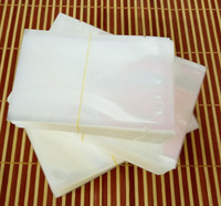 Mini-sachets transparents en PET+PE Mylar imprimés en héliogravure, épaisseur 80 microns, scellés sous vide, anti-humidité, pour sushis et aliments pour animaux de compagnie