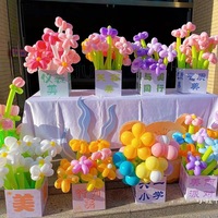(100 pièces/sac) 260 Ballons longs magiques en latex pour décoration de mariage et d'anniversaire