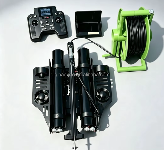 Underwater Fishing Drone ROV HD Night Vision Camera Video Fish Finder Mechanical Arm Spearfishing Search Retrieval Metal IP68