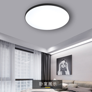 Minimalist Round LED <b>Ceiling</b> <b>Light</b> RGB 5000K Daylight Remote Control CRI 90 Surface Mounted for Bedroom Plastic PMMA Cover - Product Image 4
