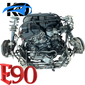 Kit de suspension d'origine démonté pour BMW E90, comprenant subchâssis, plaquettes de frein, disques, TWC, boîtier de direction, boîte de vitesses, ECU, faisceau de câblage et <span class=keywords><strong>moteur</strong></span>. - Product Image 1