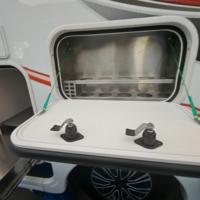 Serrure de porte de bagage modifiée à traction, poignée ovale, serrure à cylindre en nylon scellée pour cabine, casier et compartiment