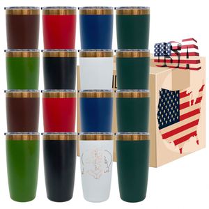 Mini gobelets de voyage en cuivre plaqué, 10 oz, avec revêtement en poudre et couvercles coulissants magnétiques - Product Image 1