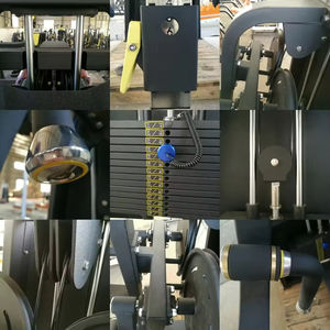 Machine à rames verticales Cheernin avec câble de 6 mm, équipement d'isolation dorsal soudé robotiquement pour centre de fitness et usine - Product Image 4