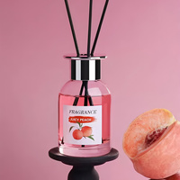 Vente en gros de diffuseurs d'huiles essentielles en verre écologiques de luxe de 100 ml pour la maison et la chambre à coucher