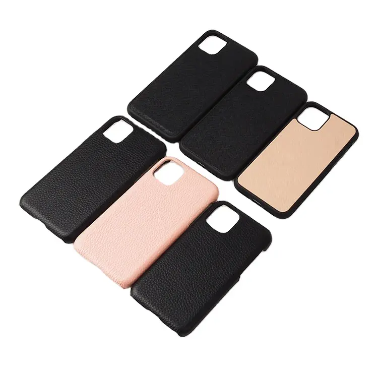 custom full grain pebbled leather cases cover for phone 13
