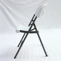 Chaises et tables pliantes blanches d'extérieur pour dîner et fête, 58*46*84, chaises de camping, chaises de patio, chaises pliantes pour mariage, événements