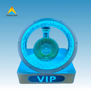 แท่นโชว์ขวดอะคริลิค <span class=keywords><strong>DOM</strong></span> <span class=keywords><strong>P</strong></span> LED พร้อมไฟ LED สำหรับเสิร์ฟวีไอพี เหมาะสำหรับไนท์คลับและบาร์ - Product Image 1