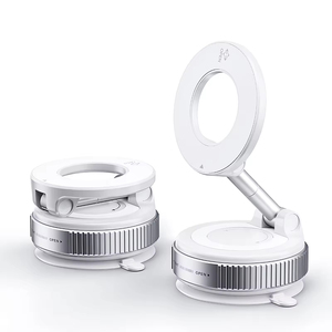 360 Degree Rotating Car Phone <b>Holder</b> Strong Magnets Extendable Mobile Stand Vacuum Suction for for Bed Desk Use - Product Image 2