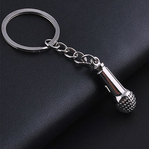 出售热麦克风金属钥匙扣促销礼品钥匙扣定制标志 - Product Image 3